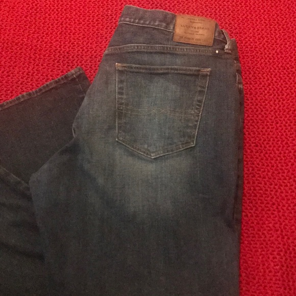 Lucky Brand Other - Men’s dark wash straight leg lucky jeans